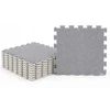 10 pilkų kiliminių grindų dėlionių kilimėlių rinkinys 30×30 cm
