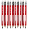 10 vnt x STORIS TRIKAMPIS pieštukas, skirtas mokytis rašyti JUMBO Astra SOFT GRAPHITE