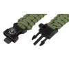 101 Inc. Išgyvenimo apyrankė Paracord TM su kompasu, žalia 18068