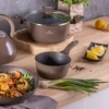 1,1 l puodas su rankena, nepridegantis, indukcinės dujos Valdinox Explore 16cm
