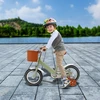12 colių balansinis ir pedalinis dviratis 2-4 metų amžiaus - Žalias