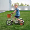 12 colių balansinis ir pedalinis dviratis 2-4 metų amžiaus - Žalias