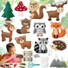 12 vnt. „Pasidaryk pats“ siuvimo rinkinys vaikams, veltinio talismanai, ToyJoyPL