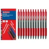 12 vnt. raudonų gelinių rašiklių Herlitz Smoothy 0,7mm