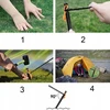12 Vnt. TENT STARS TOURIST TENT SPEEL PLIENINIAI 18CM + KREPŠELIS