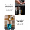 14vnt/komplektas Mixology Bartender Kit kokteilių plaktuvas