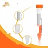 15 ml MĖGMENIS 40 Vnt. PLASTIKINIAI KŪGINIAI LABORATORINIAI TARPAI ILGUS