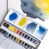 18 profesionalių Trawel tin Winsor & Newton akvarelių rinkinys