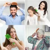 2 DALIS LAUKINIŲ ŠERIŲ NAILONINIŲ ŠEPEČETŲ ERGONOMINIS NESLYDIMO MASAŽAS