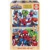 G3 2 dėlionės SUPER HEROJUS ADVENTURES 3+ metų, 2x25 dalių