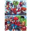 G3 2 dėlionės SUPER HEROJUS ADVENTURES 3+ metų, 2x25 dalių