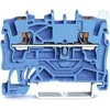 Gnybtas Wago 2202-1204, 2 jungčių 2,5 mm², 24A, mėlynas
