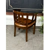 2 KĖDŽIŲ RINKINYS Antyki24 Naujas Lenong Retro Medinis Oda Ruda 80cm