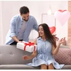 2 Valentino dienos šaukštų rinkinys su Ich Liebie Dich graviūra, sidabro spalva