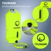 2 viename TSUNAMI geltonas sausas kišeninis plaukimo plūduras