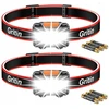2 vnt. Lengvas, stiprus COB žibintuvėlis 800lm LED, maitinamas AAA baterijomis