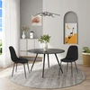2 X KĖDĖS VALGOMO VIRTUVĖS RINKINYS VELVET METAL LEGS AS