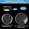 20 60 mm akrilo ženkliukų RINKINYS, „pasidaryk pats“ permatomas, stiprus