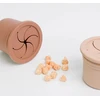 2in1 silikoninis puodelis gėrimui ir užkandžiavimui su šiaudeliu 180 ml MinikOiOi