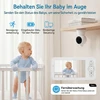 2K ELEKTRONINĖ AUKLĖ SU KAMERA, TIESIOGINĖS MONITORIUS, NAKTINIS REŽIMAS, VOX, ZOOM, 5 colių LCD EKRANAS