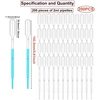2ML PIPETĖS 200 Vnt. LABORATORIJOS PLASTIKAS VIENkartinio naudojimo