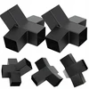 2x Metalinis Hamako Stovas 100x100mm, Juodas Jungiklis