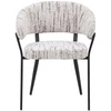 2x minkštų kėdžių rinkinys LUNA C Boucle cream Domaison