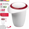 2X PLAKIMO PUODAS 1L SU DANČIU IR PLASTIKLU
