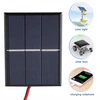 2X SAULES FOTOVOLTINIS ĮKROVIKLIS 0,65W SAULES SKYDELĖ
