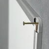 2X3 Baltas magnetinis lentos 90x60 cm su aliuminio rėmu
