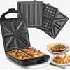 3-IN-1 1200 W DAUGIAFUNKCINĖ vaflinė, SUMUŠINIŲ GRILĖLĖ, KEIČIAMOS PLOKŠTĖS