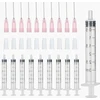 3 ml švirkštų rinkinys iš 20 PLASTIKINIŲ LABORATORIJŲ NEsterininių adatų
