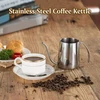 350 ml talpos nerūdijančio plieno žąsies kaklo kavos virdulys. Cha