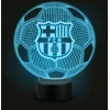 3D FC Barcelona LED naktinė lempa kaip dovana gerbėjui ar vaikui