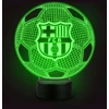 3D FC Barcelona LED naktinė lempa kaip dovana gerbėjui ar vaikui