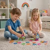 3D KONSTRUKCIJOS BLOKAI KŪRYBINĖS UGDOMOSIOS PLOKŠTELĖS VAIKAMS DĖLĖS