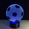 3D Lamp Naktinė lempa PIŁKA NOŻNA CREATIVE LED 3D + Pultas LAMPA