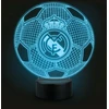 3D Lampka LED Real Madryt nocna na prezent dla fana dla dziecka
