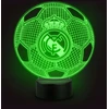 3D Lampka LED Real Madryt nocna na prezent dla fana dla dziecka