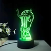 Renew Force 3D LED NAKTINĖ LAMP nuotolinio valdymo pultas RGB GAMING FUTBOLO PLAYER DOVANA FC Barcelona