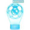 Upominki_Pl 3D LED naktinė lempa „Real Madrid“ futbolo kalėdinė dovana berniukui