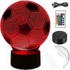 3D LED NAKTINIS LEMPAS, SPALVAS KEIČIANTIS KUMULYS, NUOTOLINIO PULTAS