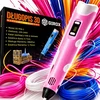 3D PEN 3D spausdintuvo rašiklis + 110m PLA pildymas XXL RINKINYS 3 SPALVŲ DOVANA