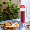 3vnt Prieskonių išspausti buteliai Mėsainiai Restoranas Piknikas BBQ Tuščia raudona