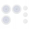 3x LED lempa, prieblandos judesio jutiklis, PIR BATERIJOS