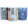 Gazelo 3x METALOWA SKARBONKA PUSZKA PLN ZŁ ŚWINKA $$$ LOL