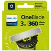 3X PHILIPS ONEBLADE 360 AŠMENYS ORIGINALUS QP430 ESMENŲ SKITIMO PEILIS QP430/50