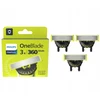 3X PHILIPS ONEBLADE 360 AŠMENYS ORIGINALUS QP430 ESMENŲ SKITIMO PEILIS QP430/50