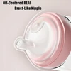3x stiklinis buteliukas nuo pilvo dieglių 150ml čiulptukas kaip krūtinė laisvas srautas 0-3 m