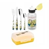 4 vaikiškų stalo įrankių rinkinys WMF Minions Knife Spoon Fork Vandens butelis